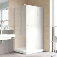 Душевой уголок Vegas Glass AFP-Fis Lux 120*90 07 10 R профиль матовый хром, стекло сатин