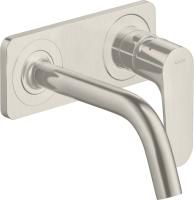 Смеситель для раковины Axor Citterio M 34112800 сталь