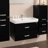 Тумба под раковину Aquaton Америна 80 чёрная