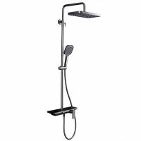 Душевая стойка Gappo G2496-19, оружейная сталь