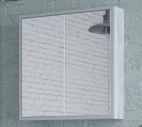 Зеркало-шкаф Corozo Айрон 70 серый/арт