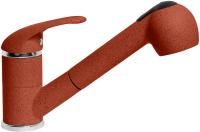 Смеситель для кухни AquaGranitEx C-4040 красный марс