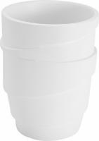 Стакан Kassatex Alpine AAP-T-W для зубной пасты, белый