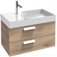 Тумба с раковиной Jacob Delafon Rythmik 80х46 2 ящика квебекский дуб