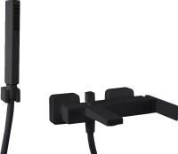 Смеситель для ванны Webert Pegaso PE850101560 черный