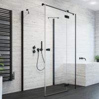 Душевой уголок Radaway Essenza New Black KDJ+S 100х100 R