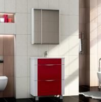 Мебель для ванной Vigo Laura 70 темно-красная