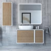 Мебель для ванной Cezares Bellagio 106 со столешницей rovere tabacco