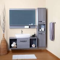 Мебель для ванной Бриклаер Куба 120 серая лиственница