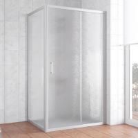 Душевой уголок Vegas Glass ZP+ZPV 110*80 07 02 профиль матовый хром, стекло шиншилла