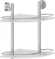 Полка FBS Luxia LUX 072 угловая 2-ярусная