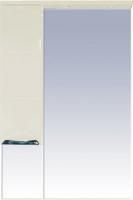 Зеркало-шкаф Misty Петра 65 L бежевая эмаль