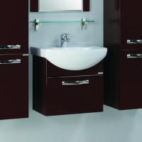 Тумба под раковину Aquaton Ария 50 темно-коричневая