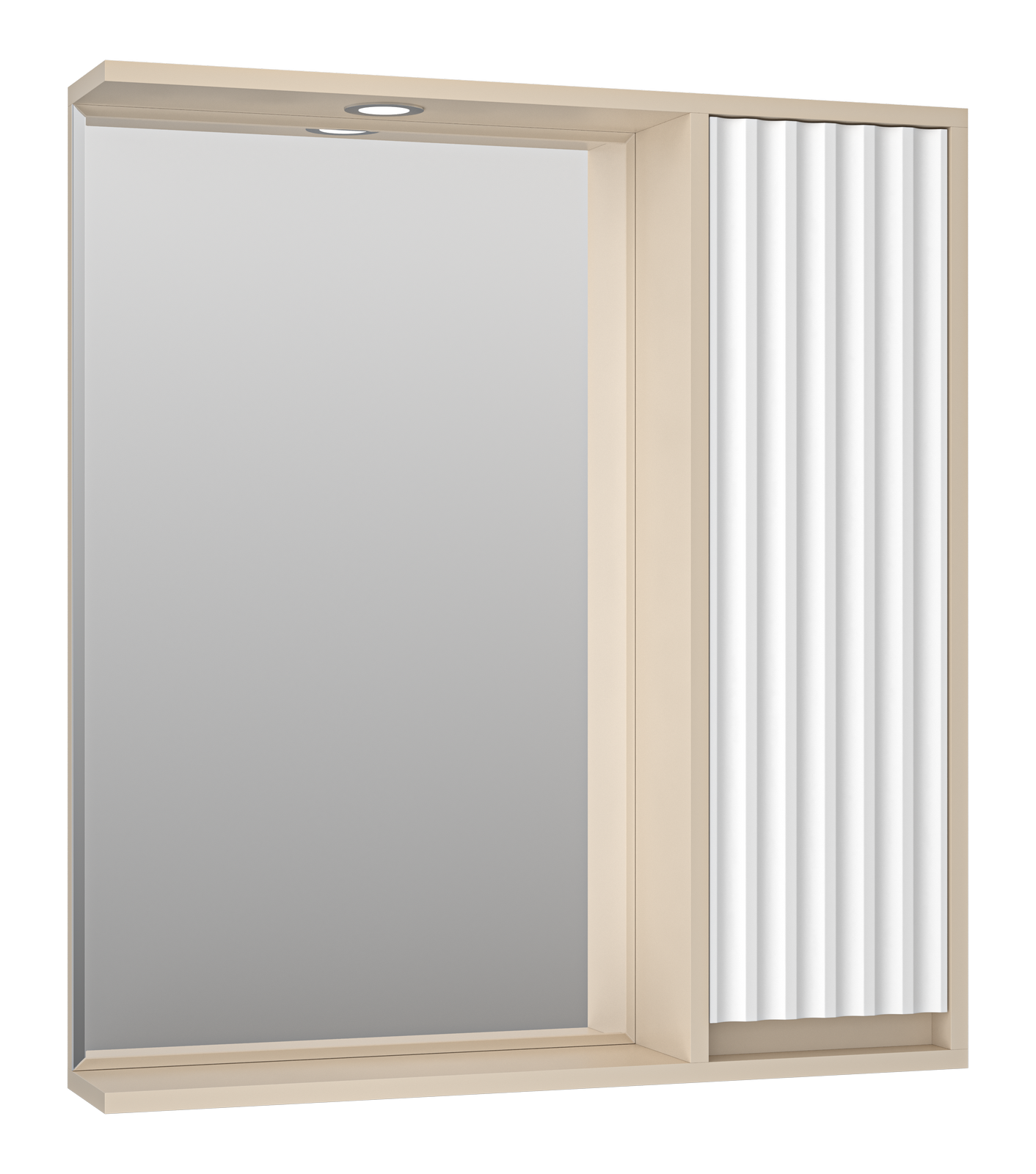 Зеркало Brevita Balaton 75 R, бежевое