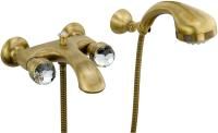 Смеситель для ванны Migliore Axo Swarovski 18476 бронза