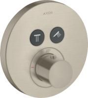 Смеситель для душа Axor ShowerSelect 36723820 термостат, шлифованный никель