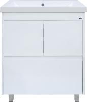 Тумба с раковиной Misty Алиса 75 напольная, белая