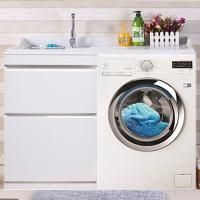 Тумба с раковиной Style Line Даллас 130 Люкс Plus напольная, белая, эмаль