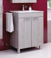 Тумба под раковину Aqwella Brig 60 напольная, седой дуб