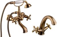 Душевой комплект Lemark Vintage LM2812B + LM2806B