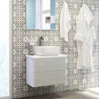 Тумба с раковиной Aquaton Брук 60 дуб латте