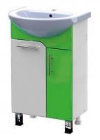 Тумба с раковиной Triton Эко 50 салатовая
