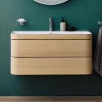 Тумба с раковиной Duravit Happy D.2 Plus 100 средиземноморский дуб
