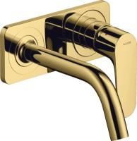 Смеситель для раковины Axor Citterio M 34112990 полированное золото