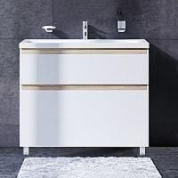 Тумба с раковиной AM.PM X-Joy 100, напольная, белый глянец