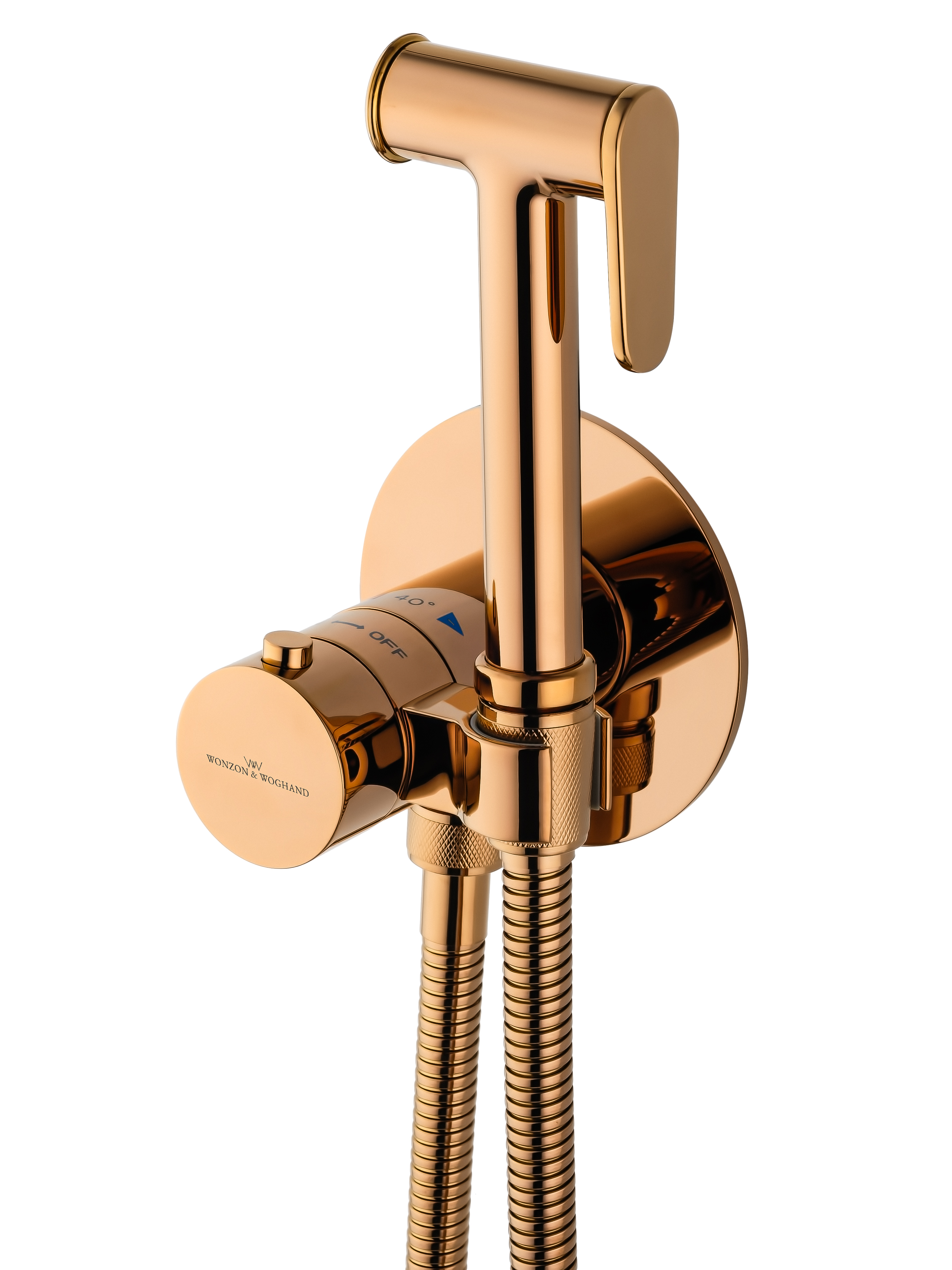 Гигиенический душ Wonzon & Woghand WW-88829909-RG со смесителем и термостатом