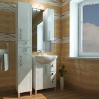 Мебель для ванной Triton Кристи 55 R, 3 ящика, белая