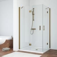 Душевой уголок Vegas Glass AFA-F TUR NOVO 120*90 05 01 L профиль бронза, стекло прозрачное