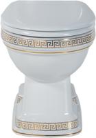 Чаша для унитаза-компакта Creavit Klasik KL310-OW с функцией биде, версаче золото