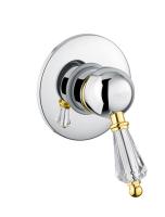 Смеситель для душа Fiore Imperial-Sky  Swarovski® 82CO5130, хром/золото