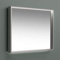 Зеркало De Aqua Алюминиум 12075 с подсветкой, серебро