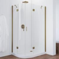 Душевой уголок Vegas Glass AFS-F 110*90 05 01 R профиль бронза, стекло прозрачное