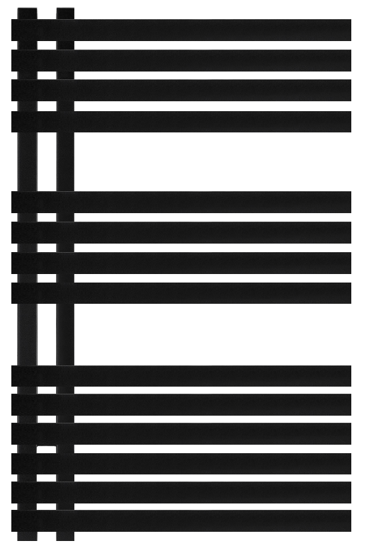 Полотенцесушитель водяной Secado Коредо 100/7/700, черный матовый