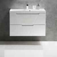 Тумба с раковиной BelBagno Vittoria 90 bianco lucido