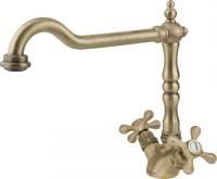 Смеситель для кухни Florentina Тау AV античная латунь