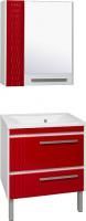Мебель для ванной Runo Мира 65 красная