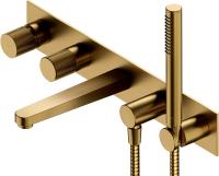 Смеситель для ванны Omnires Contour CT8037/1GLB с внутренней частью, золото