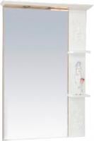 Зеркало Misty Вирджиния Бабочка 75 R белое фактурное