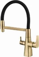 Смеситель для кухни Zorg Steel Hammer SH 818-6 BRONZE