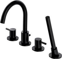 Смеситель на борт ванны Omnires Y Y1232BL черный