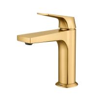 Смеситель для раковины Raglo R07.10.03 сатин золотой