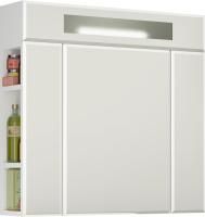 Зеркало-шкаф Vod-Ok Квадро 80 с подсветкой