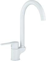 Смеситель для кухни GPD Atros MTE65-BG, белый