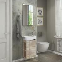 Мебель для ванной Comforty Матэ 40, подвесная, дуб дымчатый