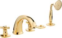 Смеситель на борт ванны Migliore Korona 28503 золото