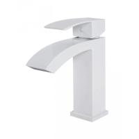 Смеситель для раковины Hansberge H1077WW, белый
